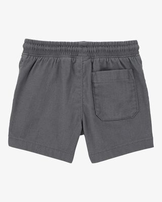 Product image 2 of Toddler Pull-On Twill Shorts - Grey