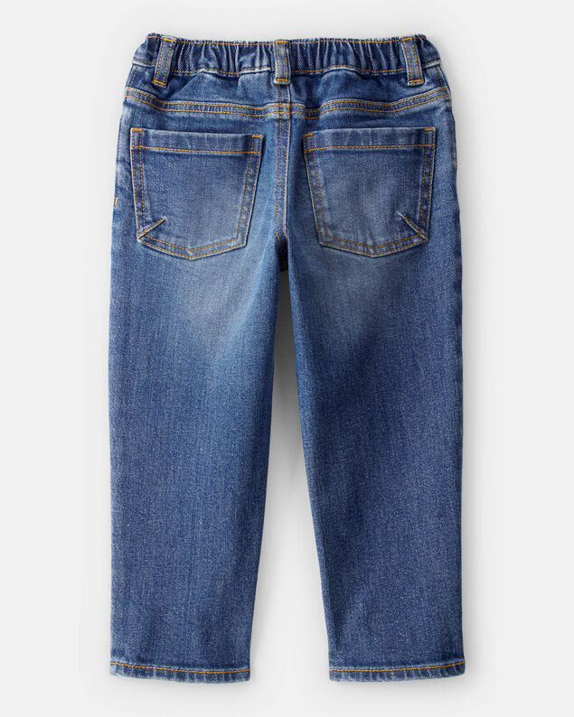 Product image 2 of Toddler Boy Mid-Rise Distressed Denim Jeans - Blue