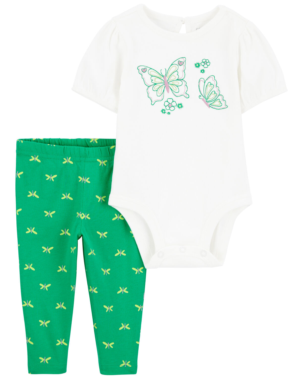 Baby 2Piece Butterfly Bodysuit Pant Set Carter's Carter's