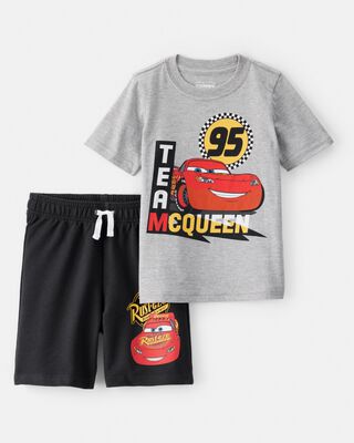Product image 1 of Toddler 2-Piece Cars Lightening McQueen Outfit Set