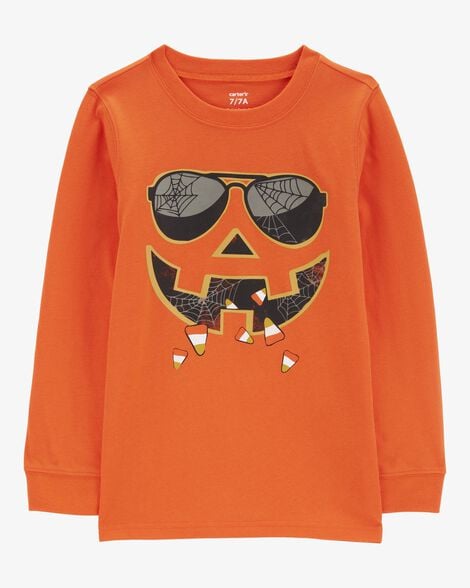 Product image 1 of Kid Halloween Jack-O-Lantern Glow In The Dark Graphic Tee
