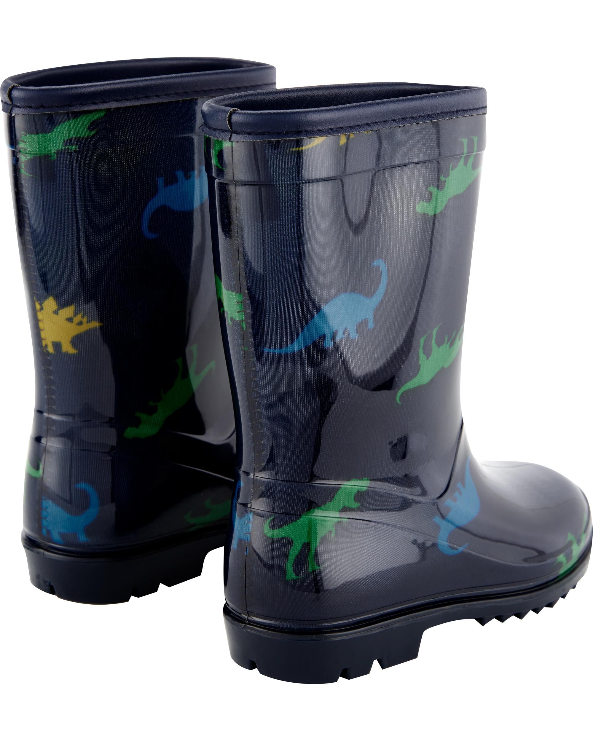 carters dinosaur rain boots