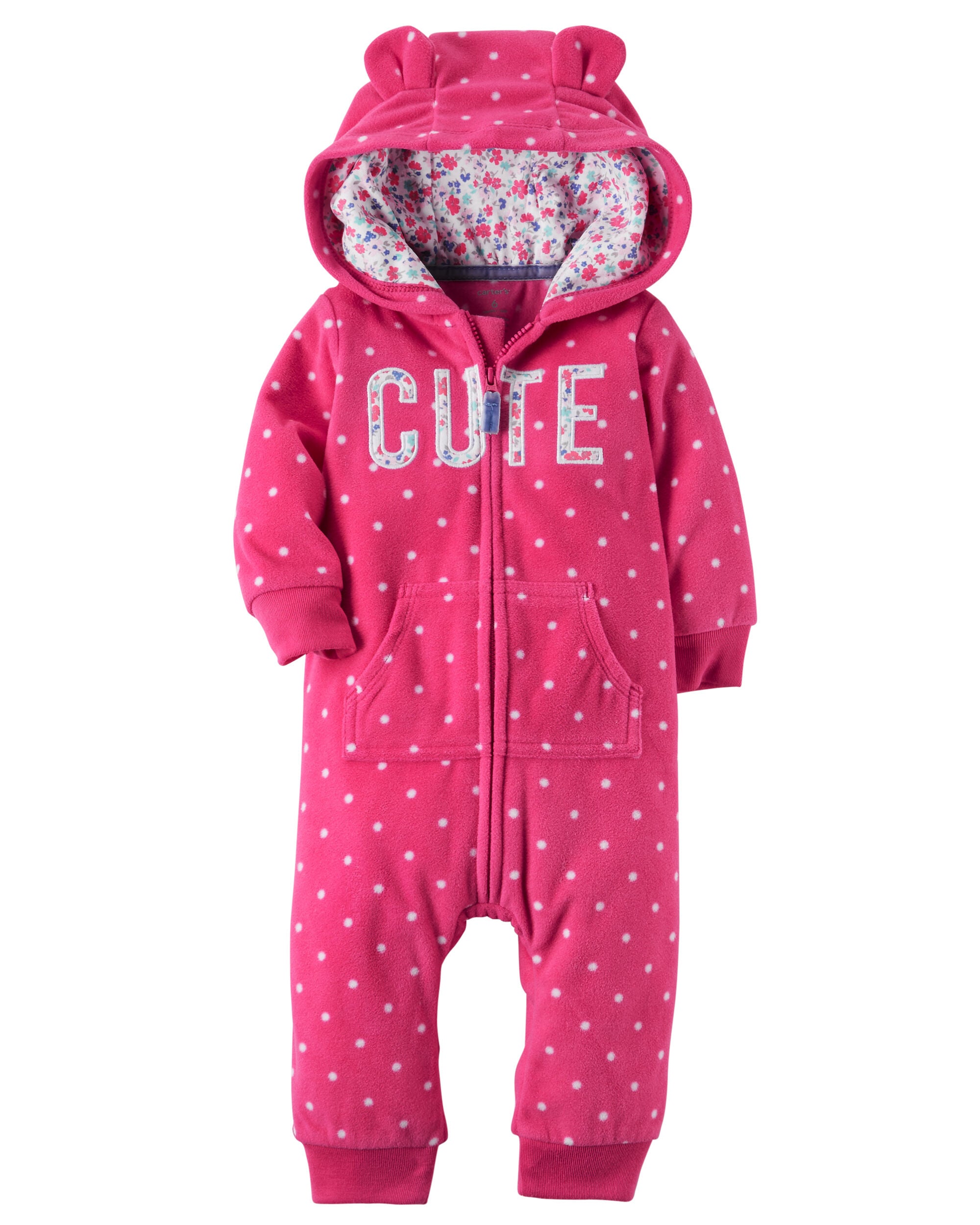 carters fleece suit