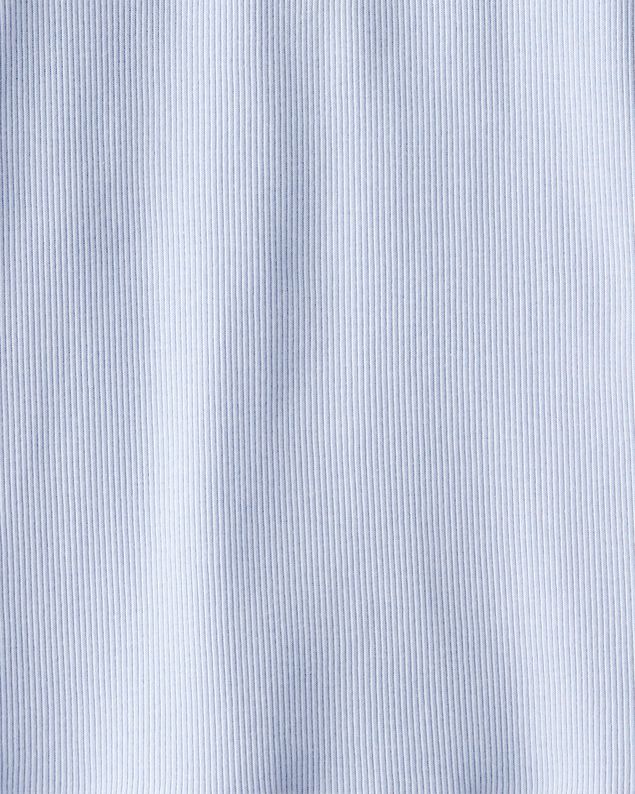 Product image 2 of Kid Ribbed Short-Sleeve Henley Shirt - Blue