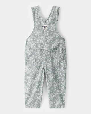 Product image 2 of Baby Floral Print Overalls - Green