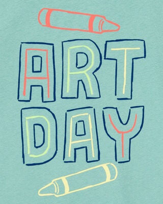 Product image 2 of Toddler Art Day Short-Sleeve Graphic Tee - Teal
