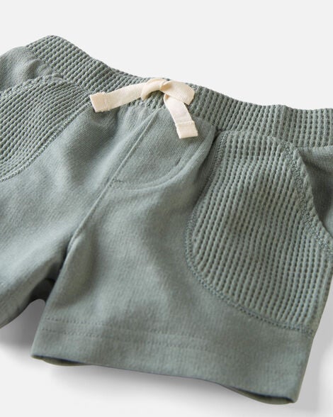  Product image 3 of Toddler 2-Pack Organic Cotton Waffle Knit Shorts
