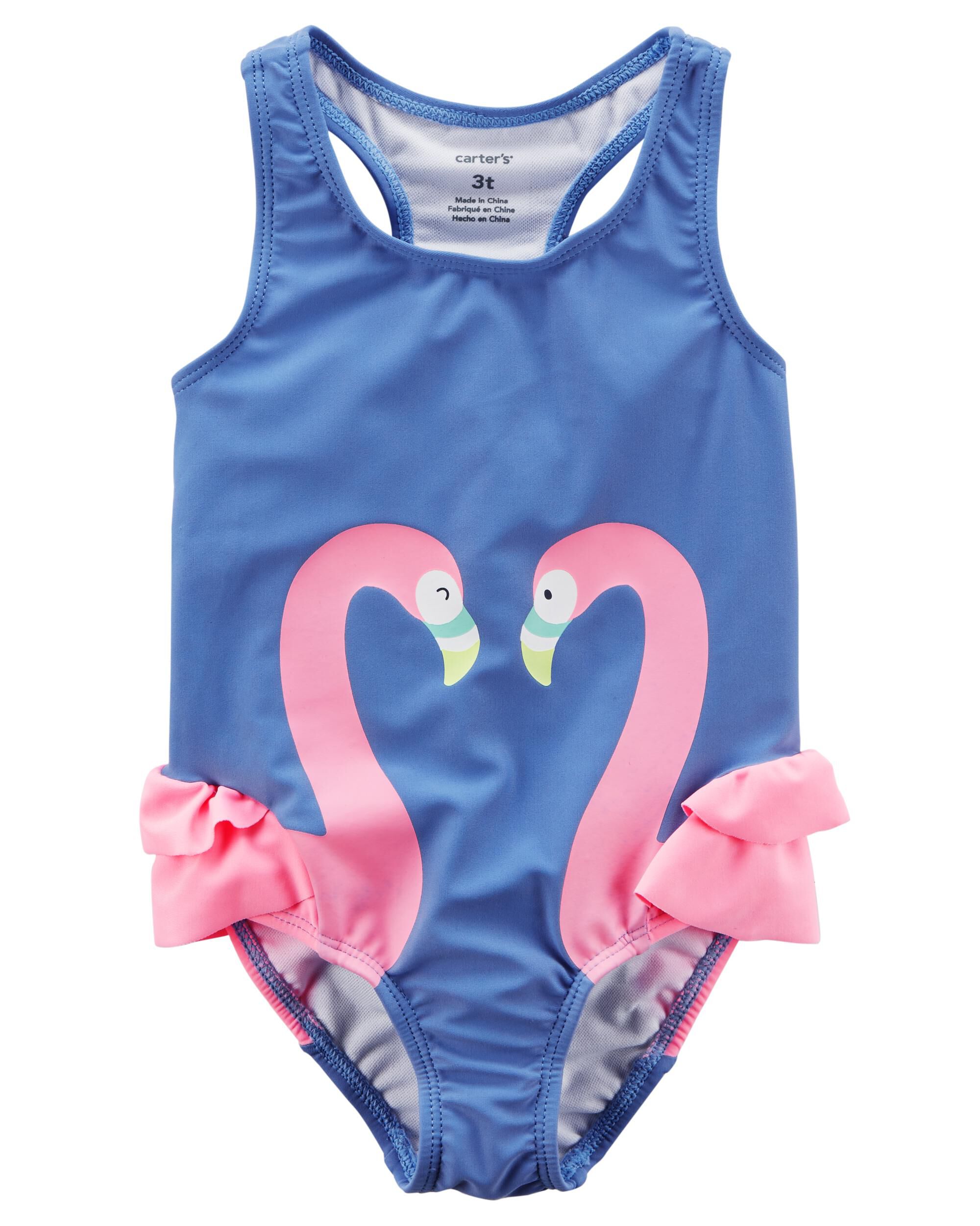 carter's flamingo swimsuit
