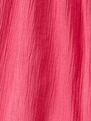 Pink - Baby Bow Gauze Jumpsuit - Pink, Selected
