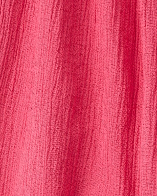 Product image 2 of Baby Bow Gauze Jumpsuit - Pink