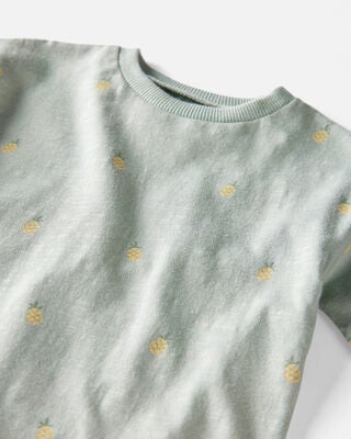 Product image 2 of Baby Organic Cotton Pineapple-Print Tee