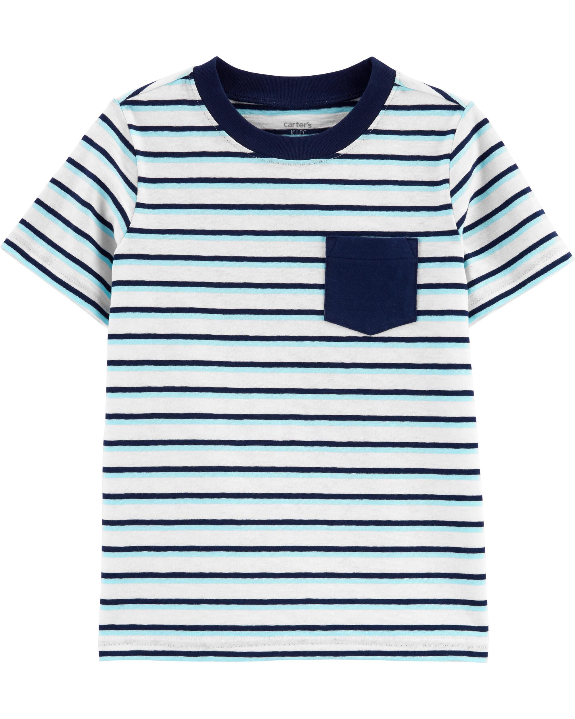 *CLEARANCE* Striped Pocket Jersey Tee