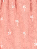 Pink - Baby Palm Tree Flutter Romper, Selected