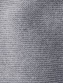 Snowy Grey - Baby Organic Sweater Knit Overalls in Dark Grey, Selected