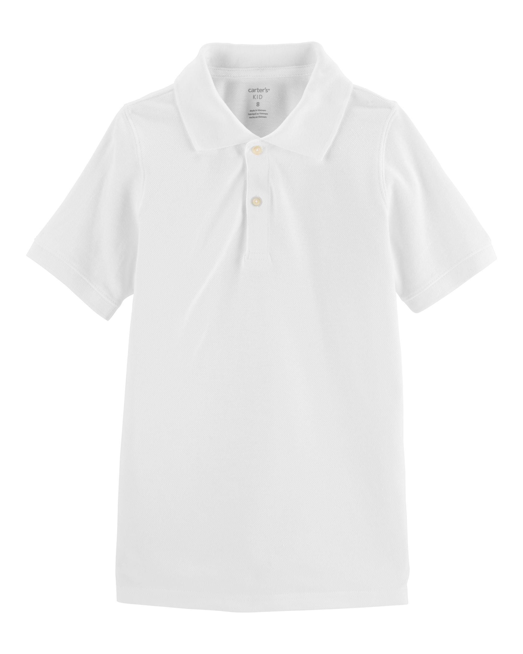 Kid Piqué Uniform Polo