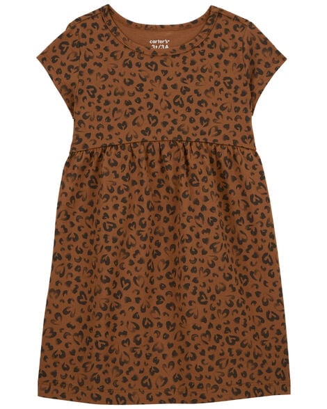  Product image 1 of Toddler Leopard Jersey Dress