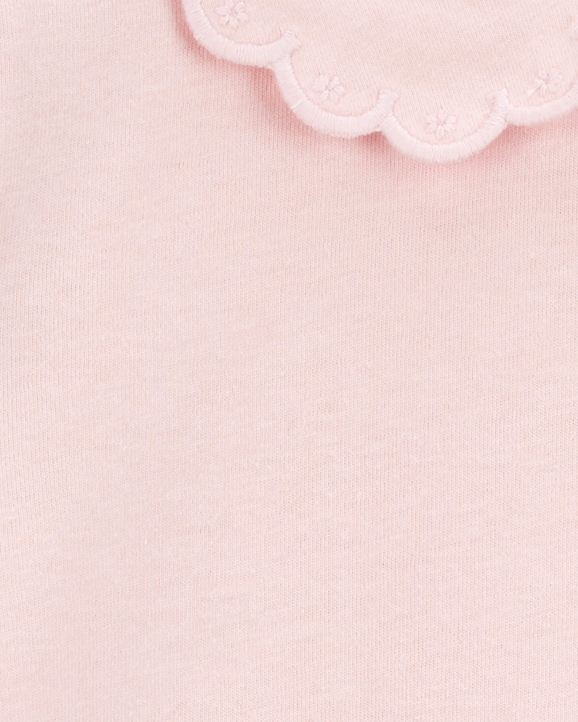 Toddler Scalloped Collar Short-Sleeve Top - Pink - OshKosh
