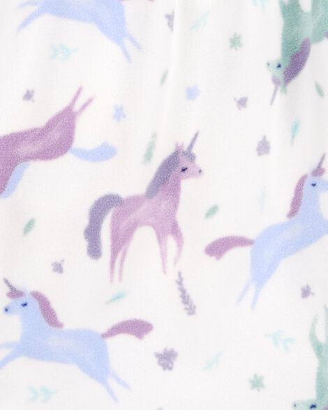Carters Baby Girls Unicorn Fleece Pajamas Pink Size 24mos main image 0