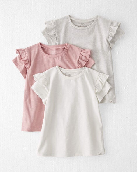  Product image 1 of Toddler 3-Pack Organic Cotton Flutter T-Shirts