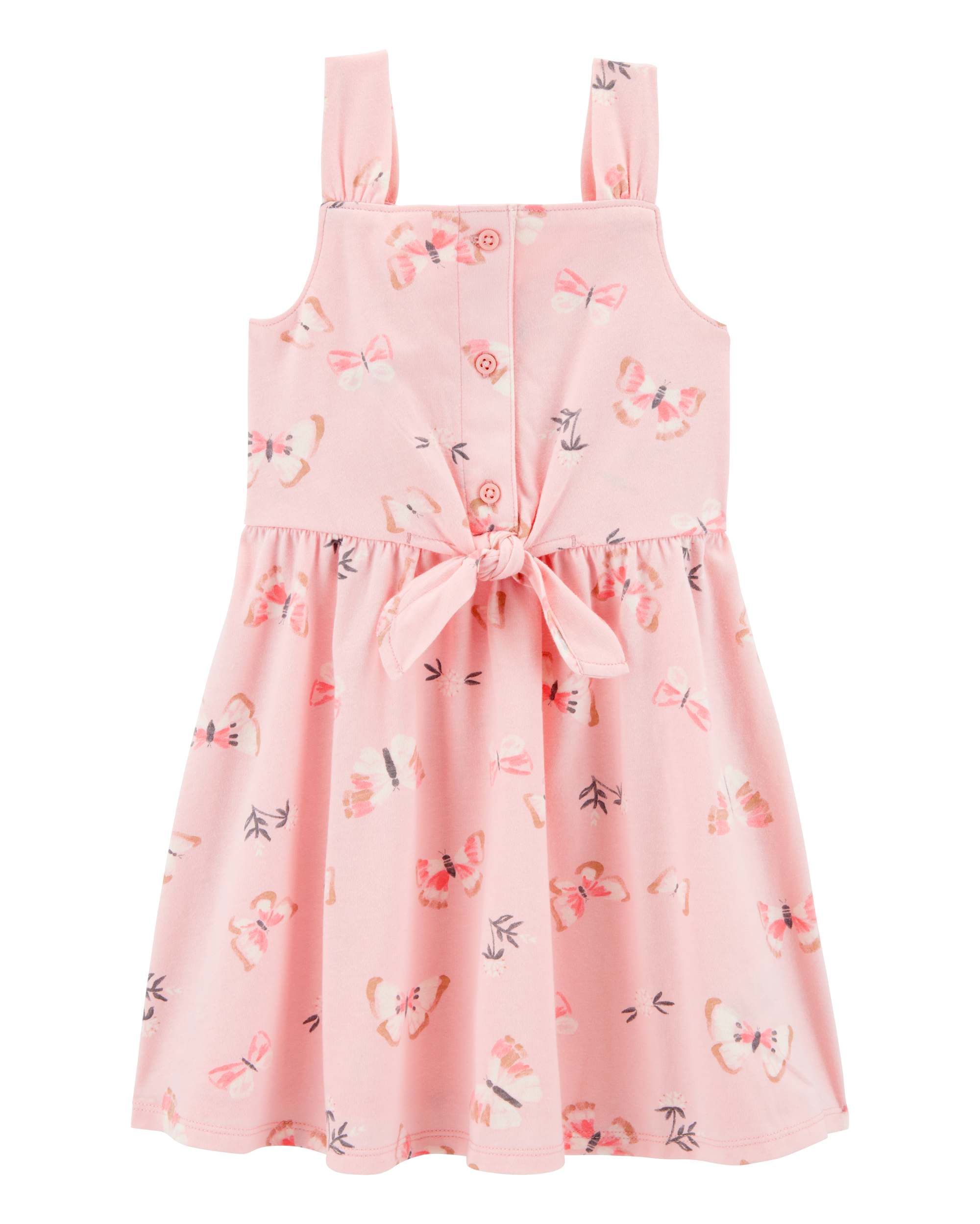 Toddler Butterfly Tank Dress - Pink