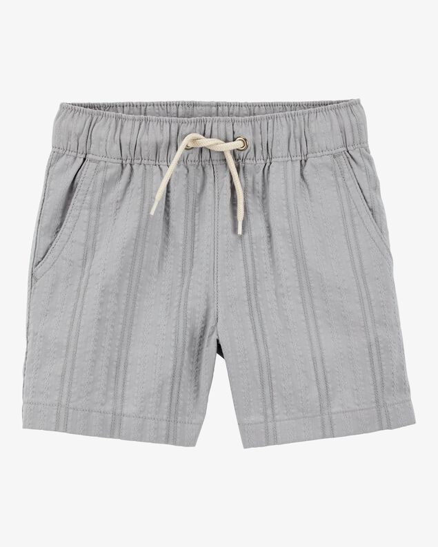 Product image 1 of Baby Seersucker Drawstring Shorts - Grey