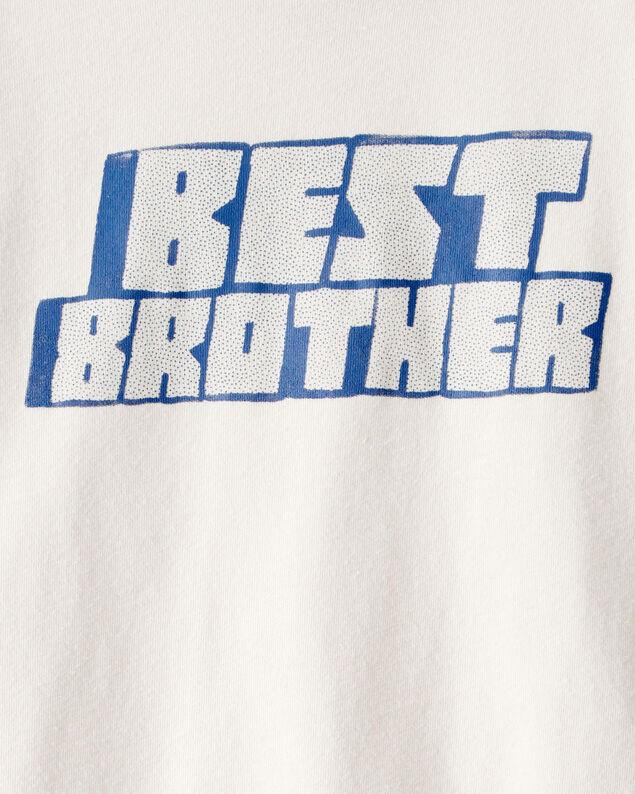 Product image 2 of Toddler Boy Best Brother Long-Sleeve Graphic Tee - White