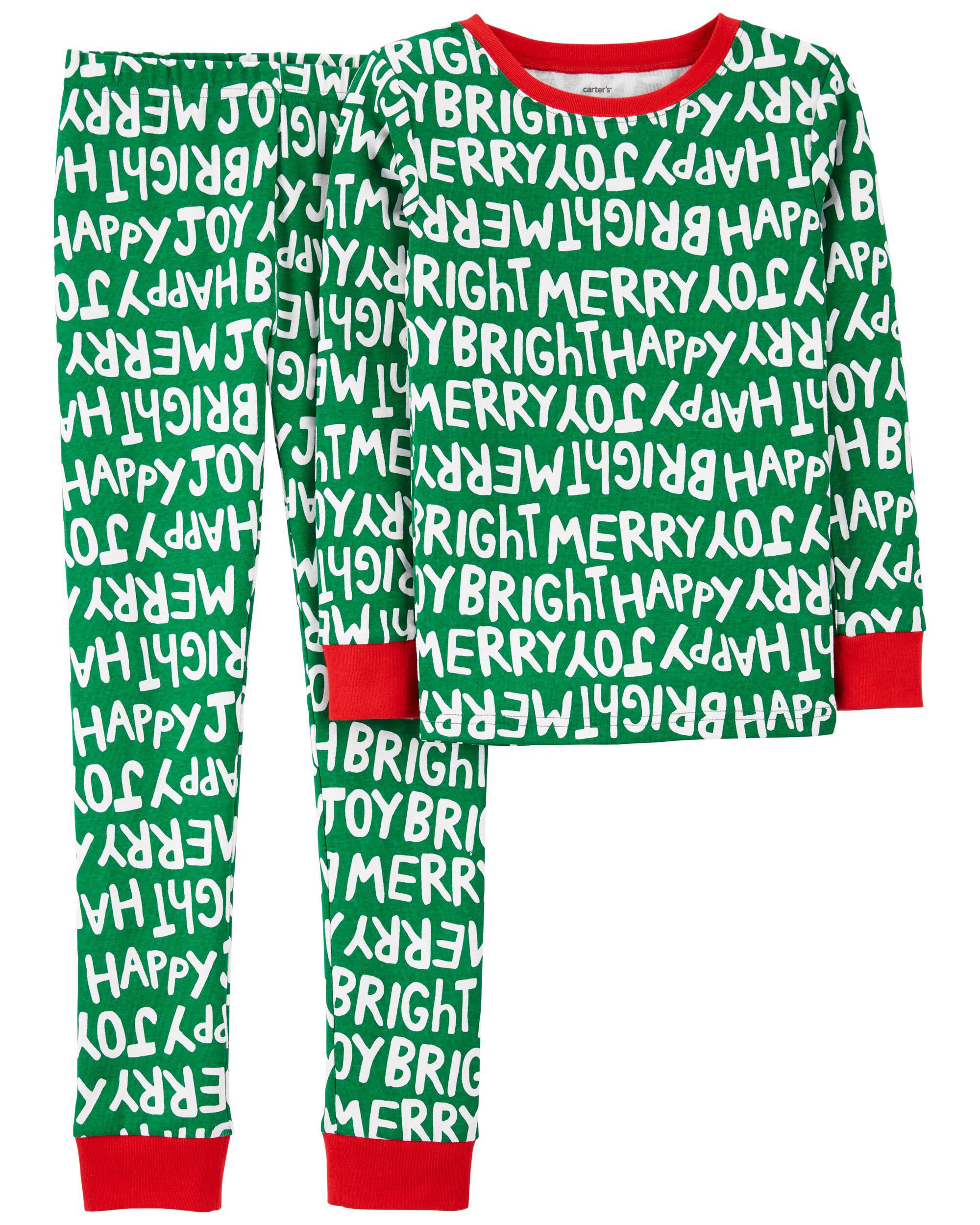 carter's 2 piece footed pajamas
