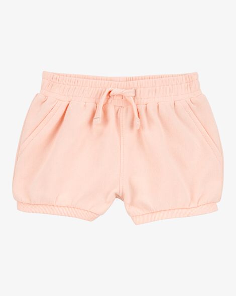  Product image 1 of Baby Pull-On French Terry Shorts - Pink