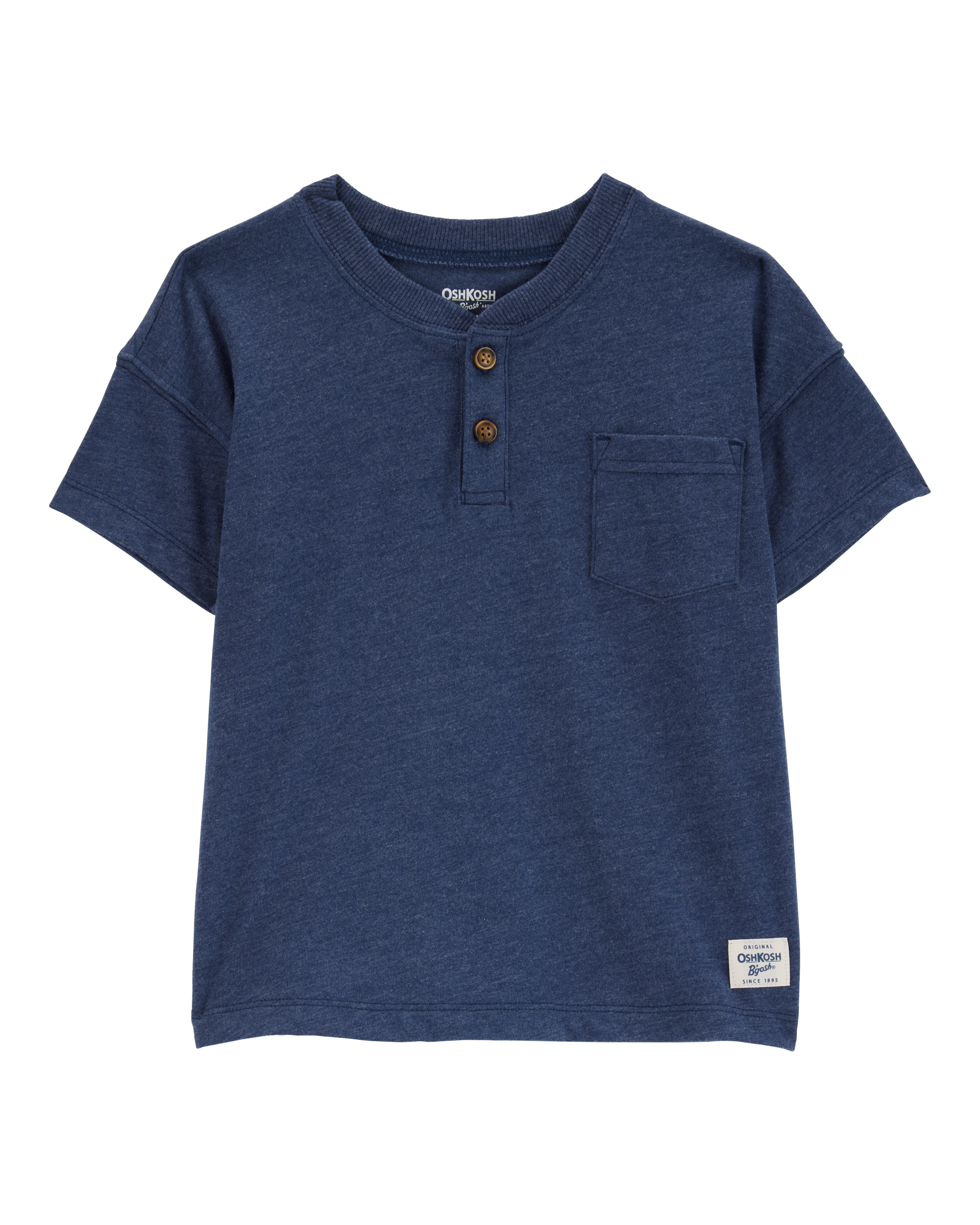 Toddler Pocket Henley Tee