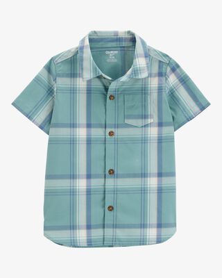 Product image 1 of Baby Short-Sleeve Plaid Button-Front Shirt