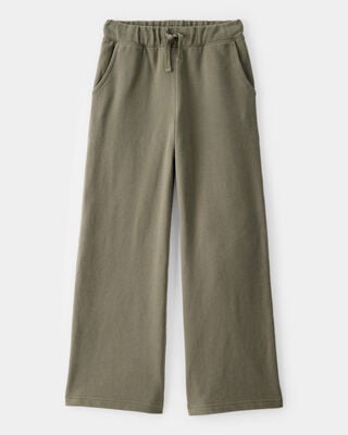 Product image 1 of Kid French Terry Drawstring Pants - Olive