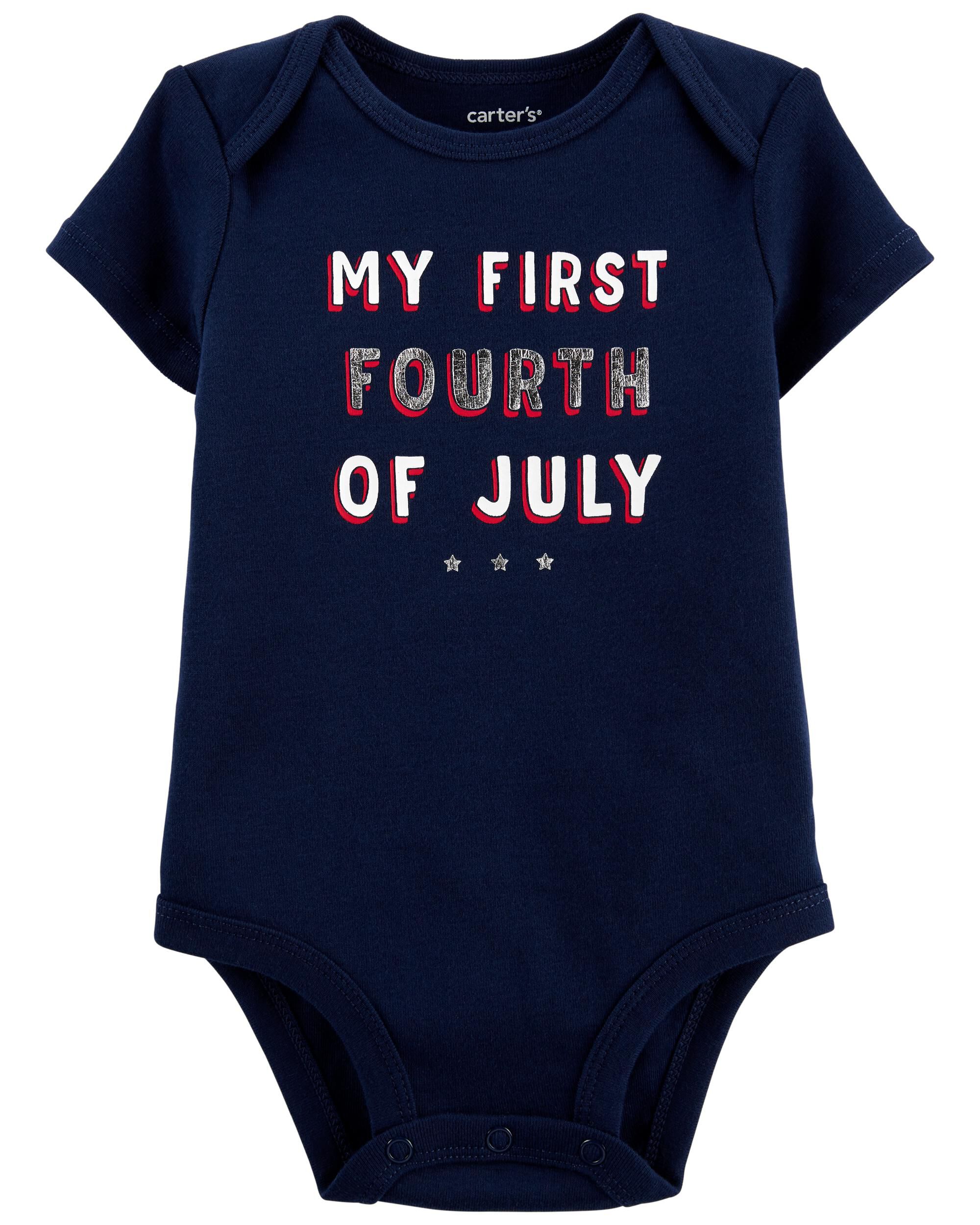  *CLEARANCE* First Fourth Of July Collectible Bodysuit 