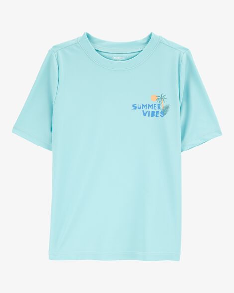 Product image 1 of Boys Summer Vibes Short-Sleeve Rashguard - Blue
