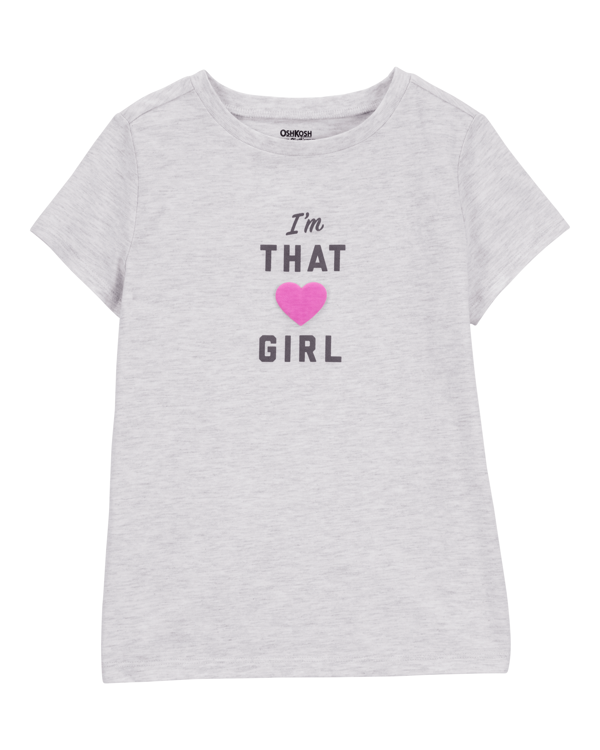 Kid I'm That Girl Short-Sleeve Graphic Tee - Grey