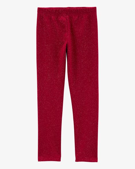 Product image 1 of Kid Glitter Cozy Fleece Leggings