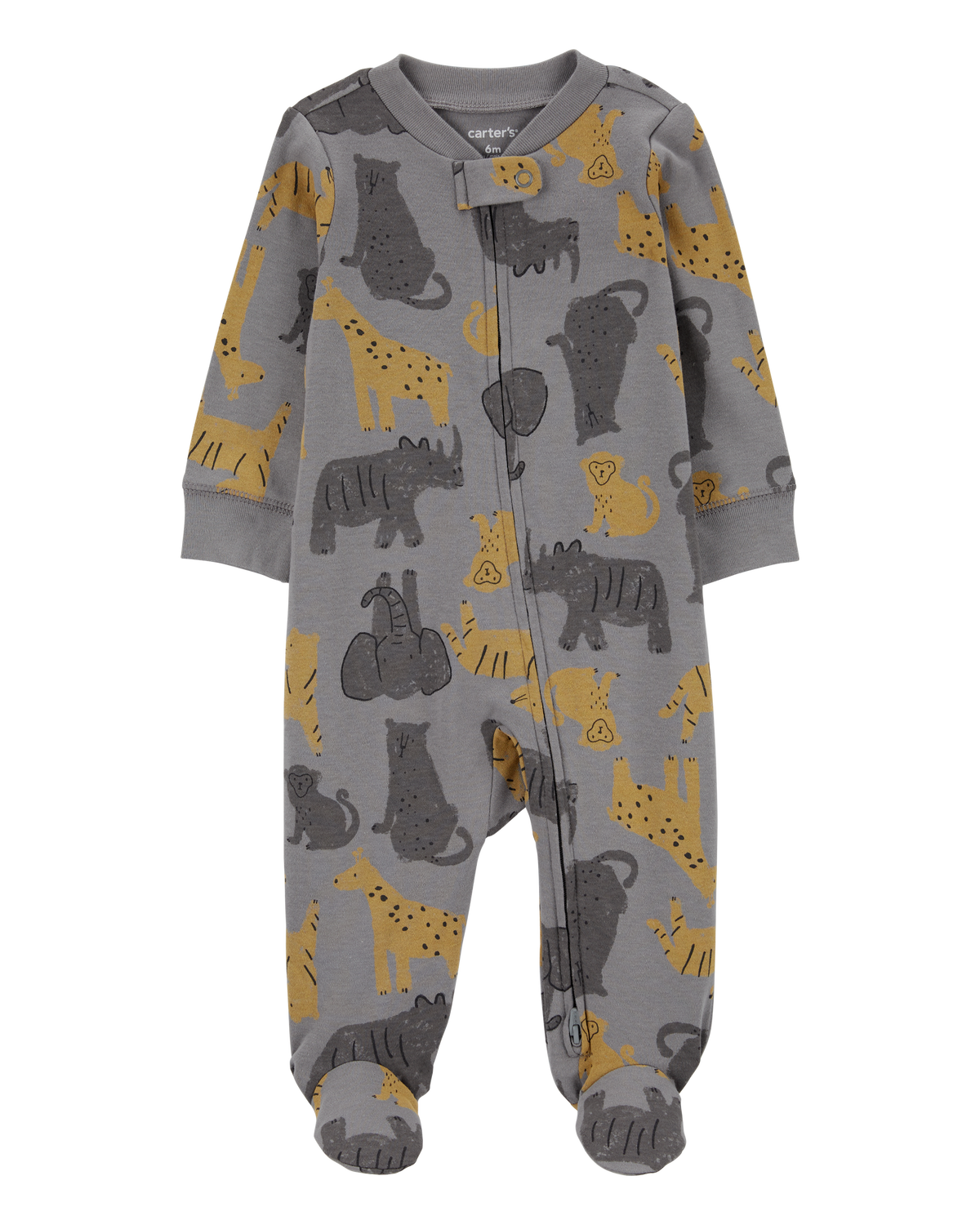 Baby Safari Animal 2 Way Zip Sleep Play Pajamas Carter s Carter s