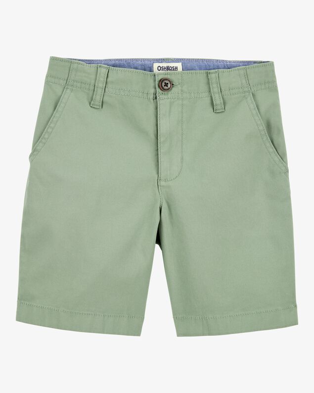 Product image 1 of Boys Flat-Front Shorts - Green