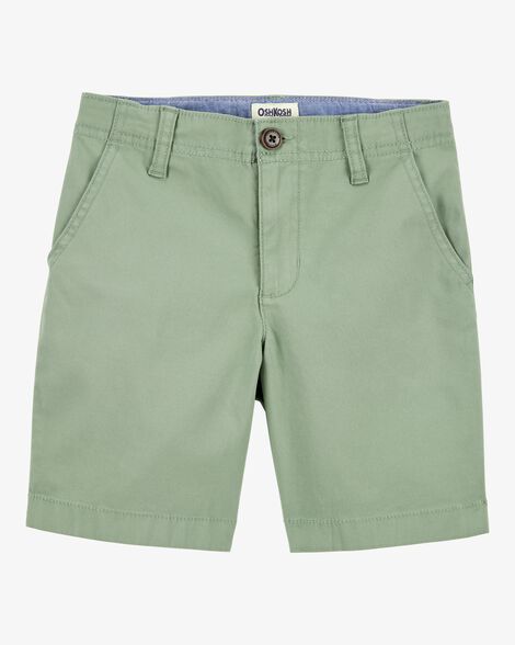 Product image 1 of Boys Flat-Front Shorts - Green