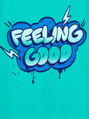 Green - Kid Feeling Good Graphic Tee, Selected