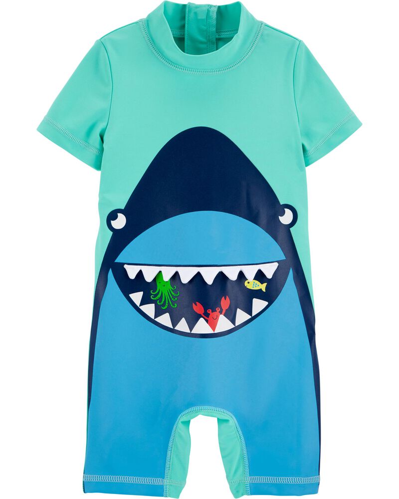 Carter S 1 Piece Shark Rashguard Carters Com