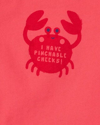 Product image 2 of Baby Pinchable Cheeks Crab Bodysuit