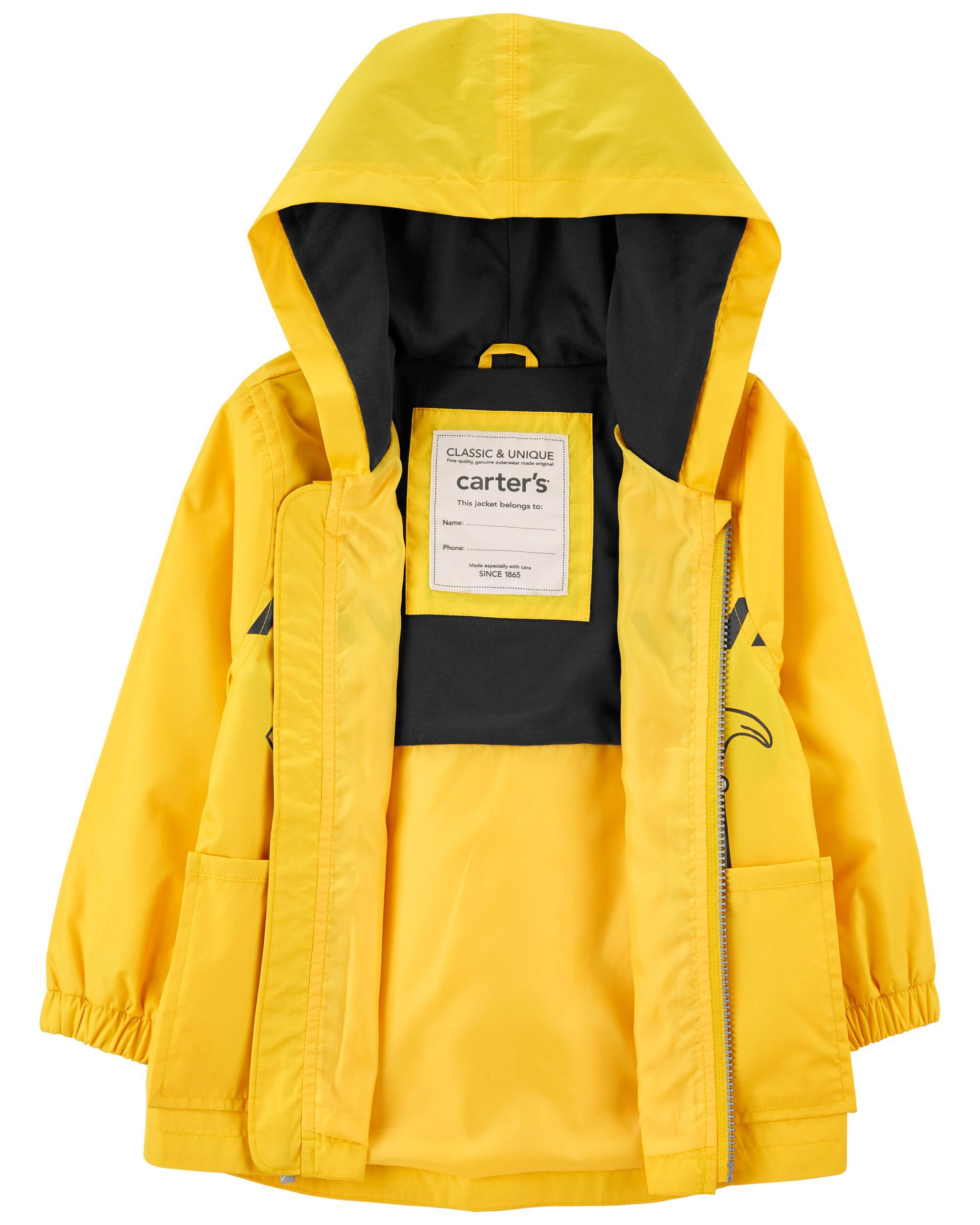 Yellow Construction Raincoat | carters.com
