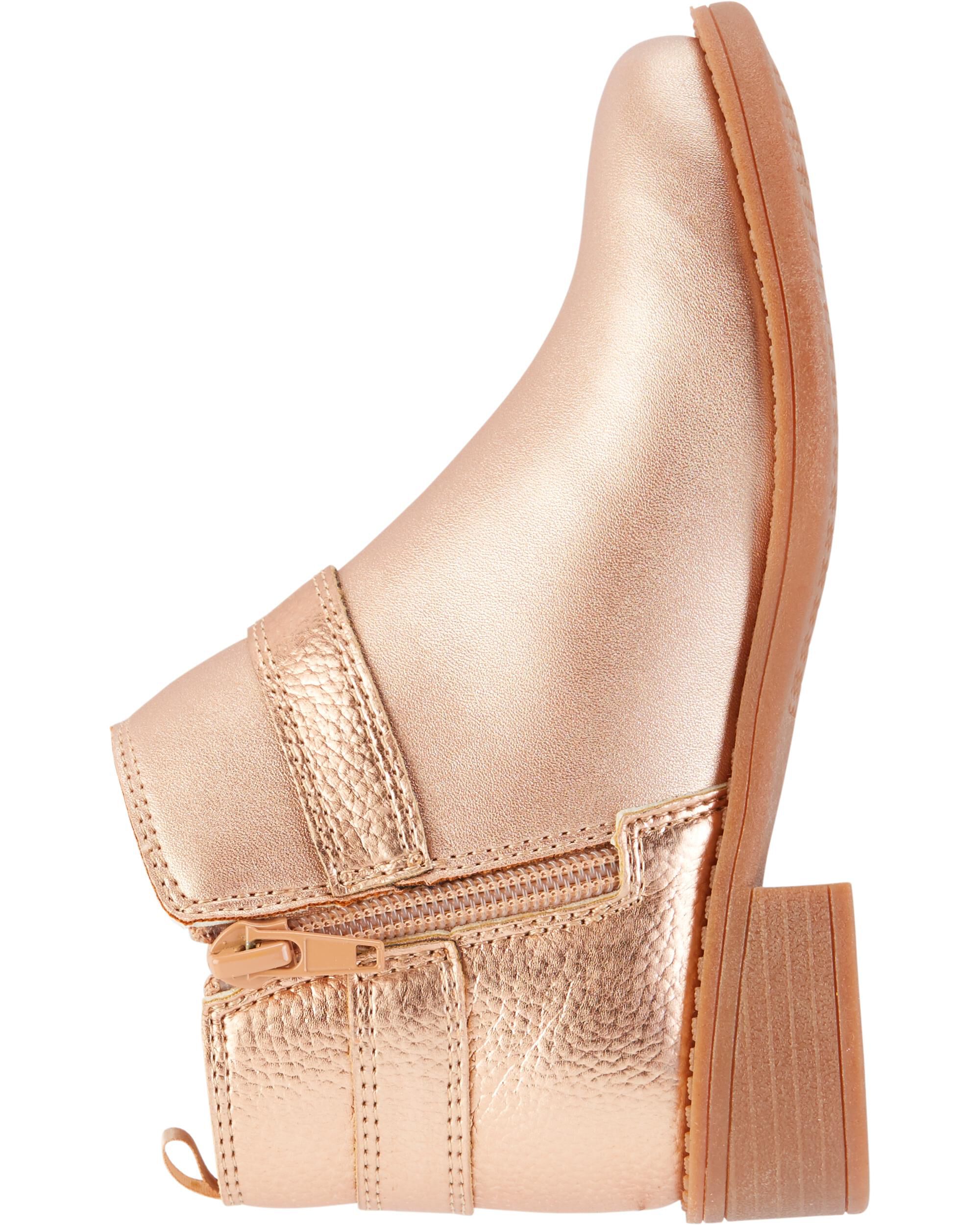 carter's gold glitter shoes