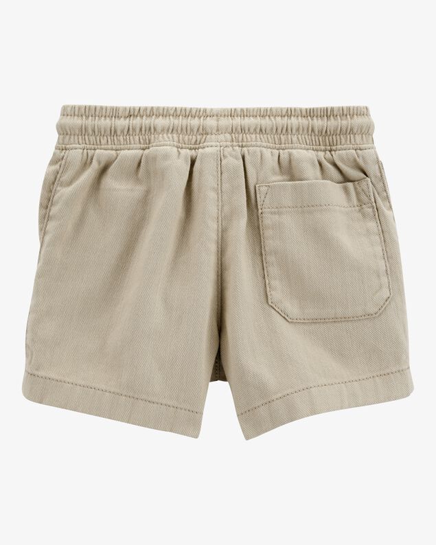Product image 2 of Baby Pull-On Twill Shorts - Khaki