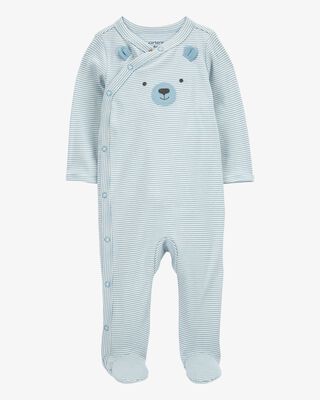 Product image 1 of Baby Bear Snap-Up Cotton Sleep & Play Pajamas