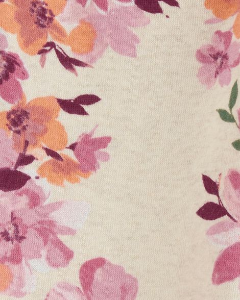  Product image 3 of Toddler Floral Print Fleece Joggers