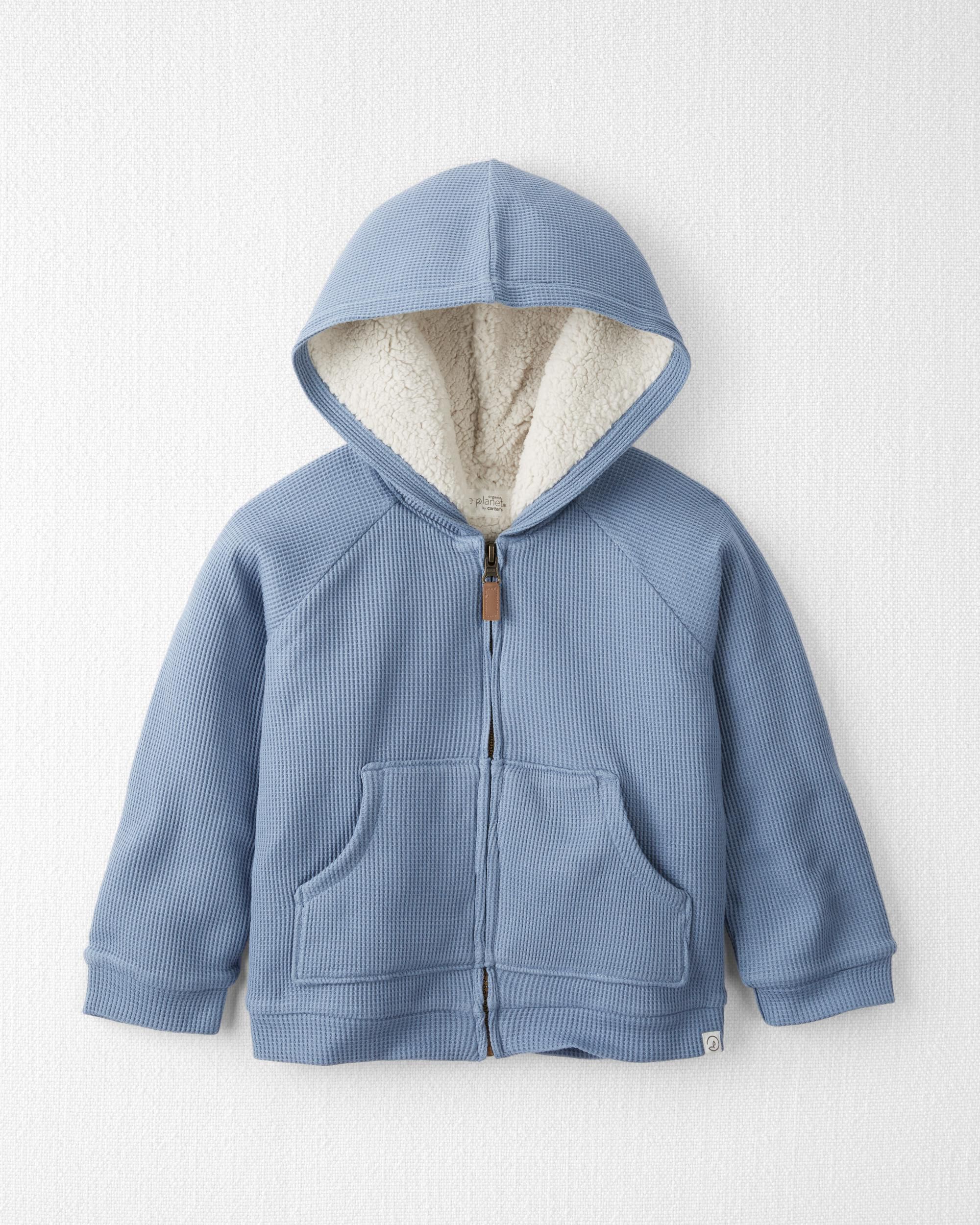 Toddler Sherpa Lined Jacket Made with Organic Cotton Little Planet Carter s