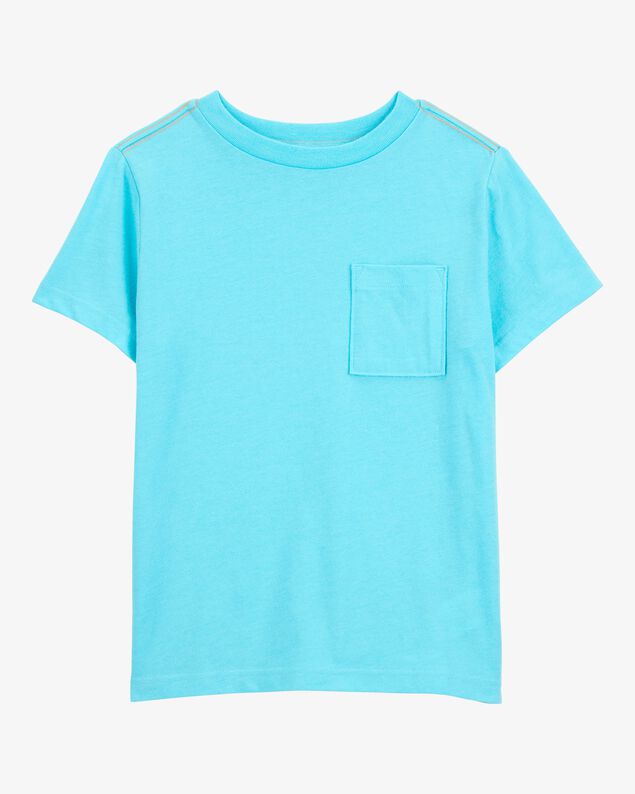 Product image 1 of Kid Solid Short-Sleeve Tee - Blue
