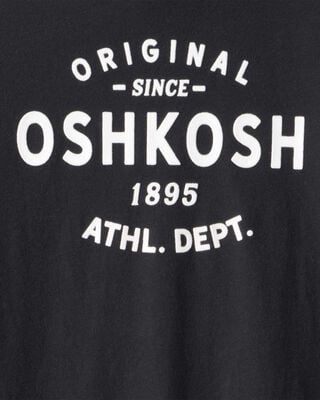 Product image 2 of Kid Jersey OshKosh Logo Long-Sleeve Shirt - Black