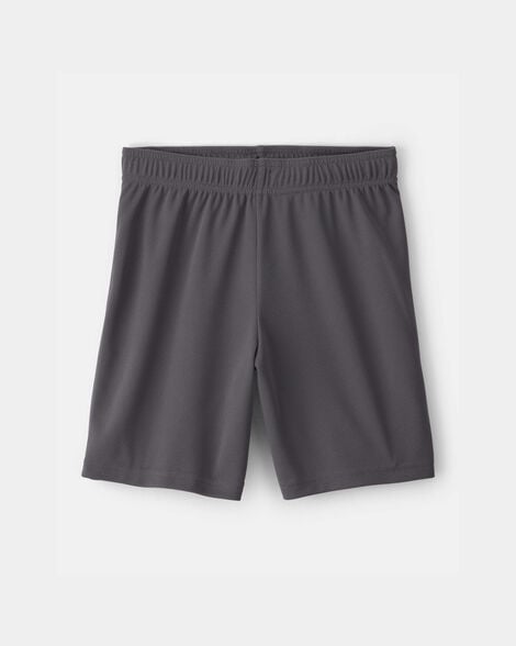 boys mesh active shorts - grey